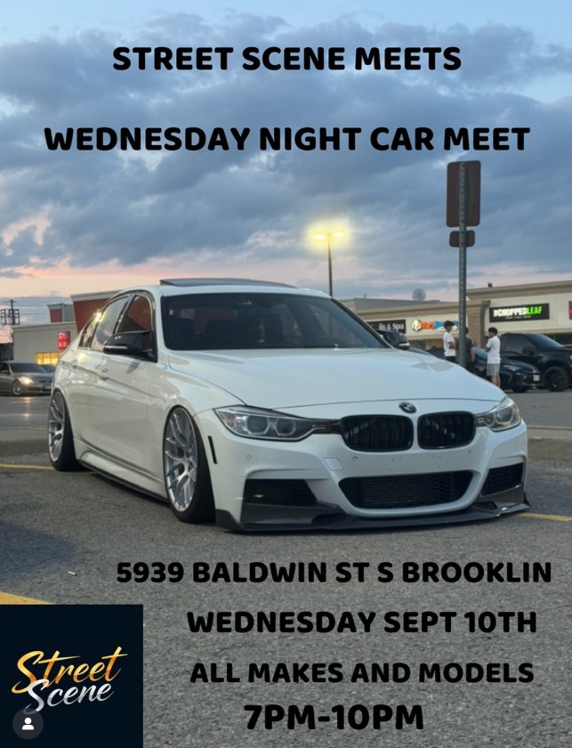 SCM - Wednesday Night Car Meet flyer